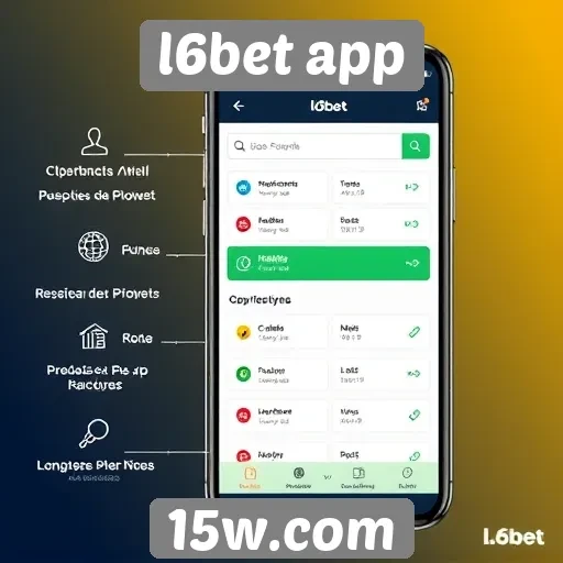 Caracteristicas e funcionalidades do l6bet app