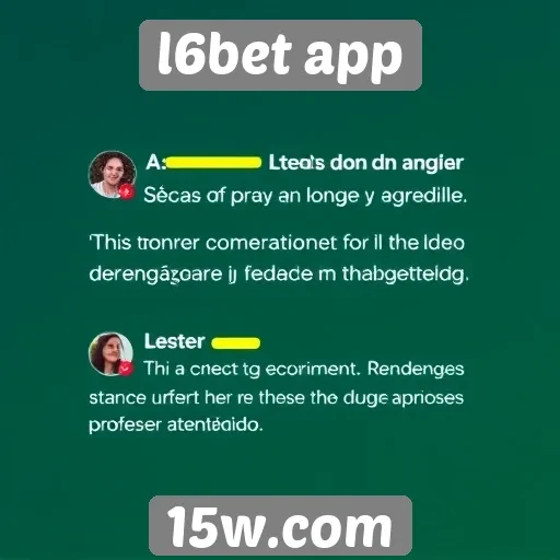 Experiências de usuários com o suporte do l6bet app
